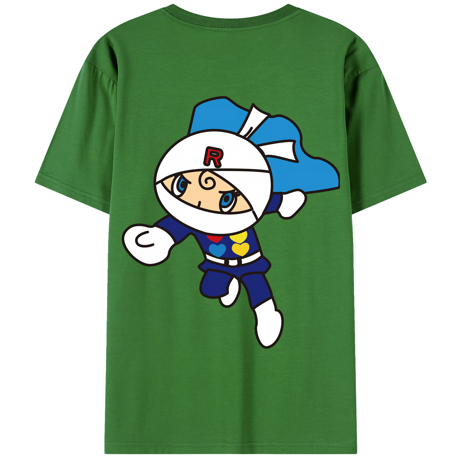 （画像用） アンパンマン Anpanman レディース半袖Tシャツ(バックプリント)